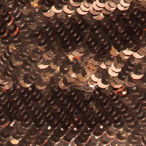 Saloni Sequin Dress Sleeveless Open Back Cocktail Midi Bronze Sz 4 Retails $795 - Picture 9 of 13